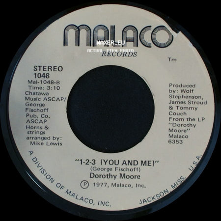 Dorothy Moore - Let The Music Play / 1-2-3 (You And Me) side B
