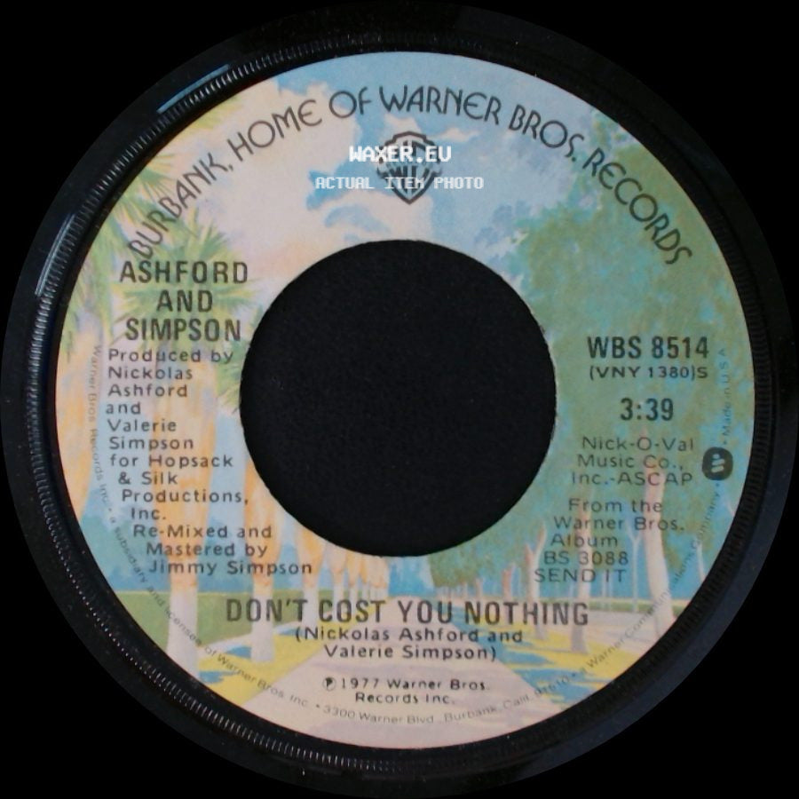Ashford And Simpson - Don't Cost You Nothing / Let Love Use Me side A