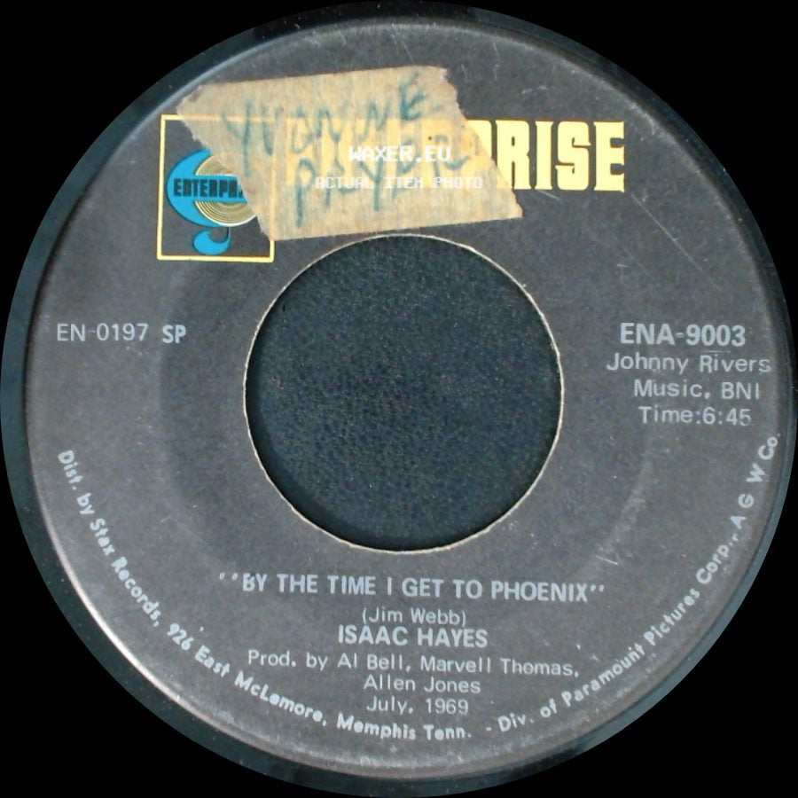 Isaac Hayes - By The Time I Get To Phoenix / Walk On By side A