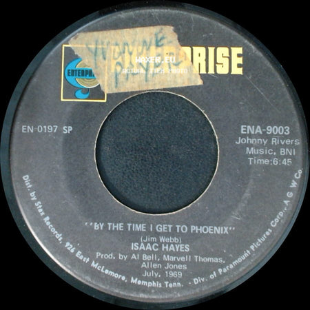 Isaac Hayes - By The Time I Get To Phoenix / Walk On By side A