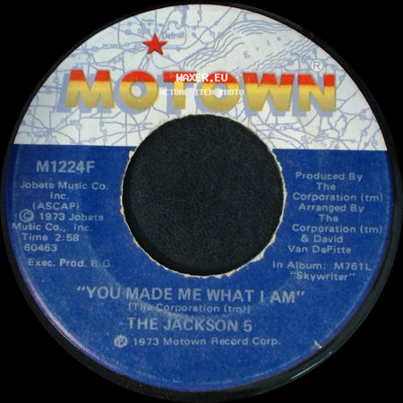 The Jackson 5 - You Made Me What I Am / Hallelujah Day side A