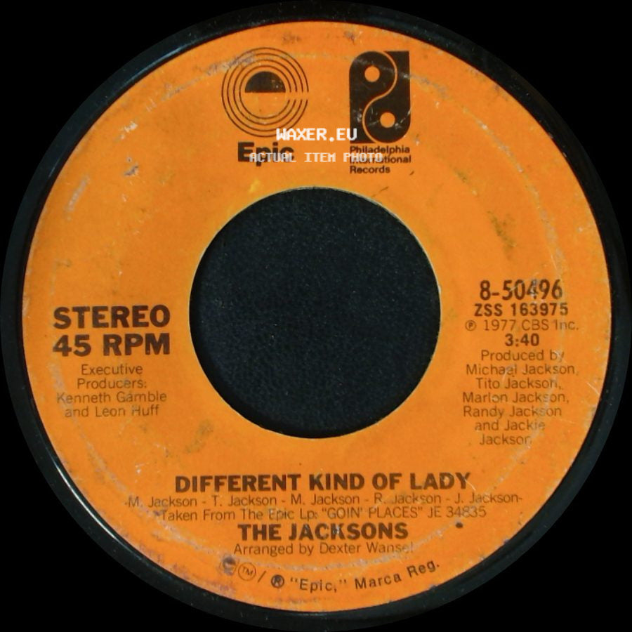 The Jacksons - Find Me A Girl / Different Kind Of Lady side B