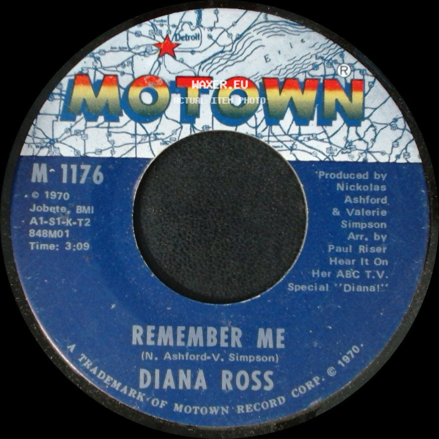 Diana Ross - Remember Me / How About You side A