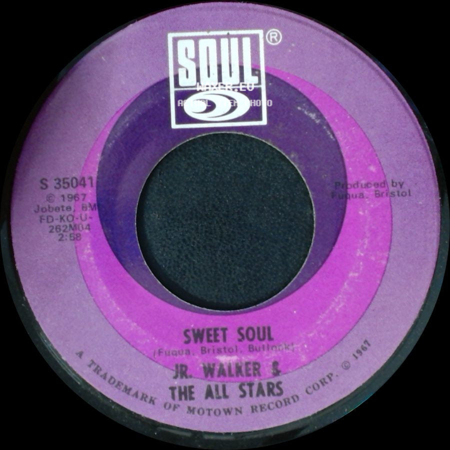 Jr. Walker & The All Stars - Come See About Me / Sweet Soul side B
