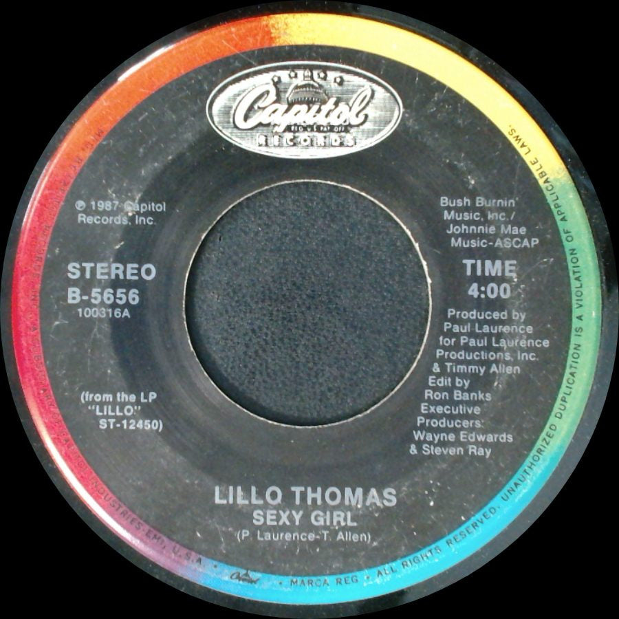 Lillo Thomas - I've Been Loving You Too Long (To Stop Now) / Sexy Girl side B