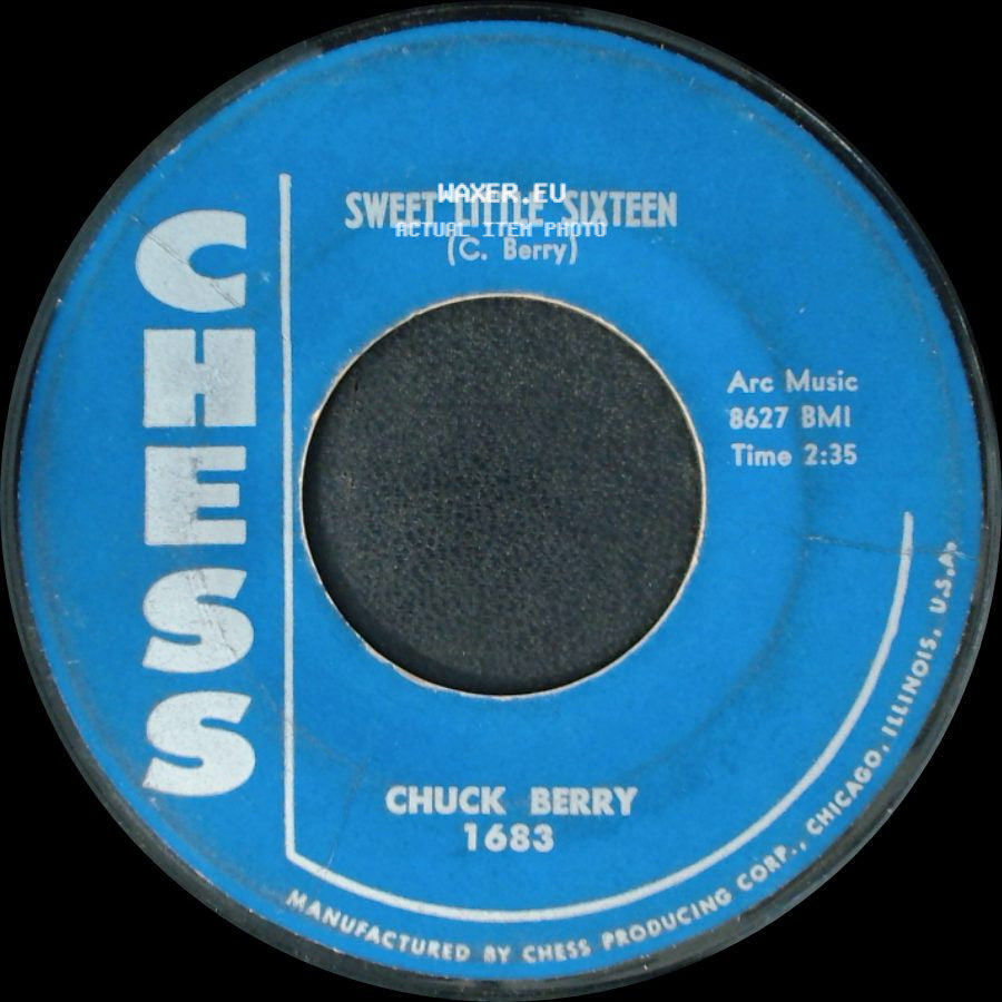 Chuck Berry - Reelin And Rocking / Sweet Little Sixteen side B