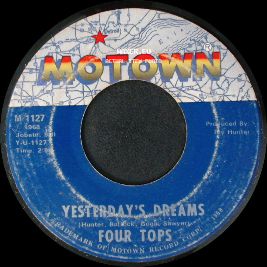 Four Tops - For Once In My Life / Yesterday's Dreams side B