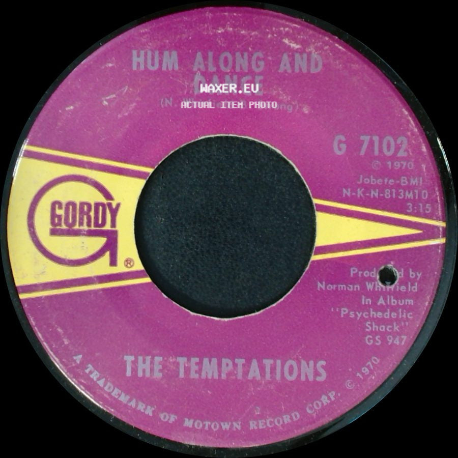 The Temptations - Hum Along And Dance / Ungena Za Ulimwengu (Unite The World) side A