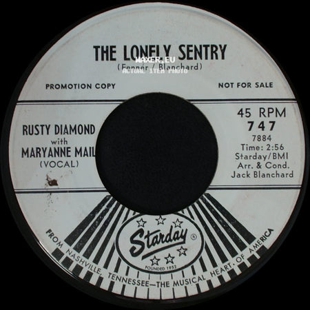Rusty Diamond With Maryanne Mail / Rusty Diamond - The Lonely Sentry / I Guess I'd Better Get Up And Go Home side A