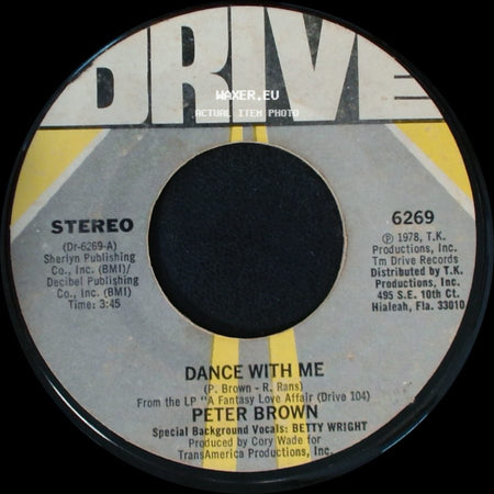 Peter Brown - For Your Love / Dance With Me side B