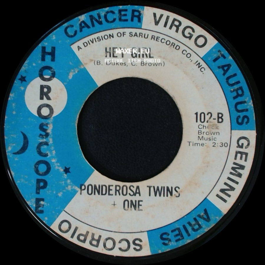 Ponderosa Twins + One - You Send Me / Hey Girl side B