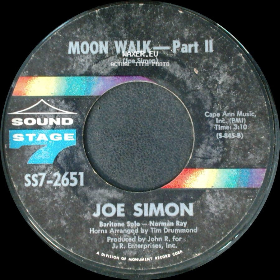 Joe Simon - Moon Walk - Part Ii / Moon Walk - Part I side A