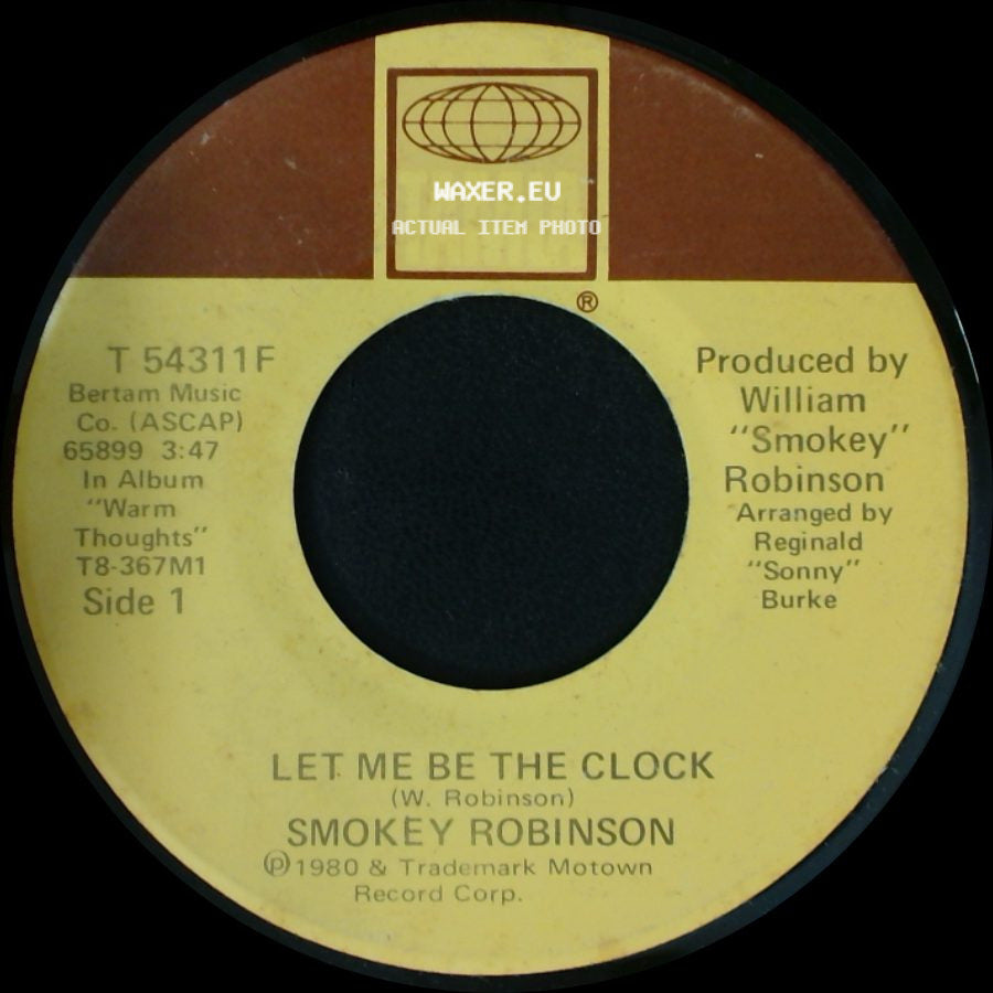 Smokey Robinson - Let Me Be The Clock / Travelin' Through side A