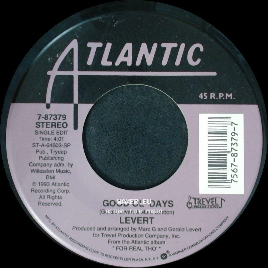 Levert - Good Ol' Days / Good Ol' Days side A