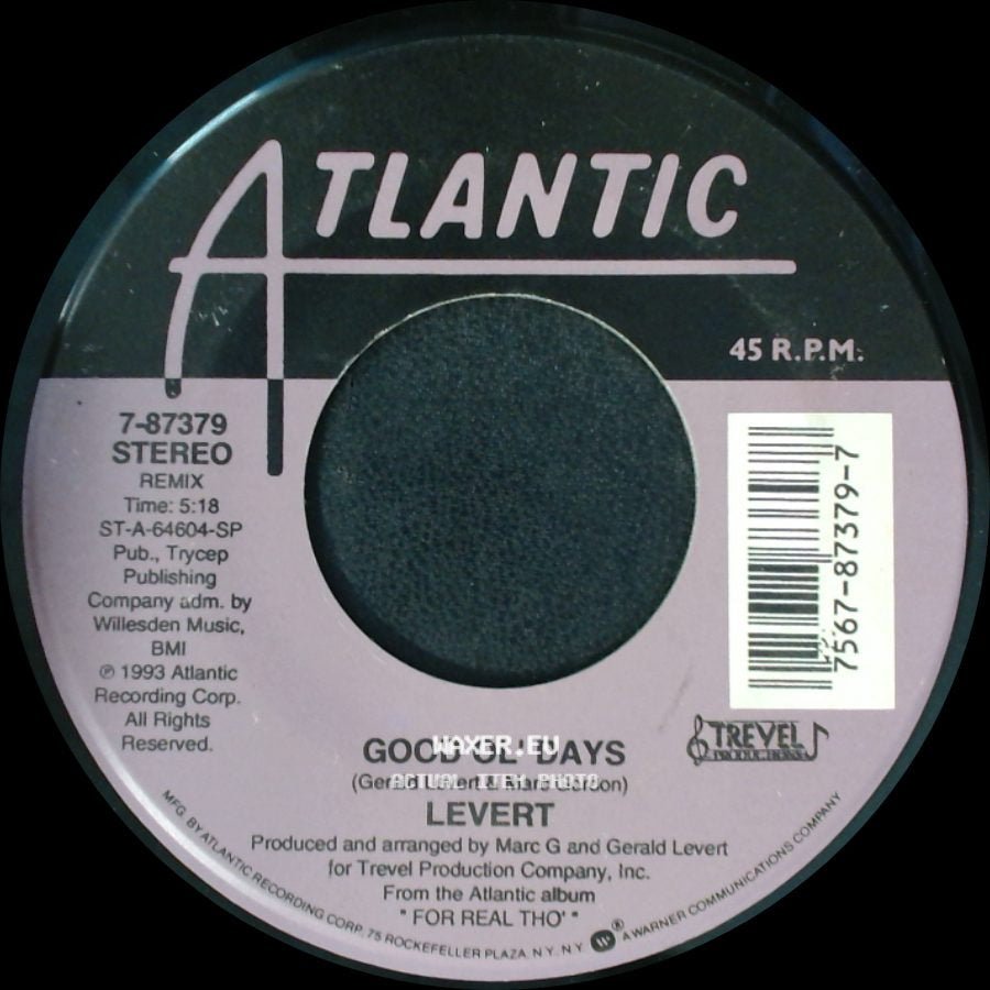 Levert - Good Ol' Days / Good Ol' Days side B