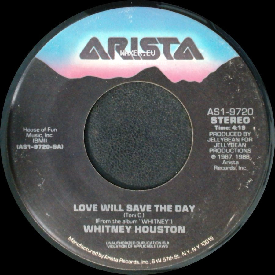 Whitney Houston - How Will I Know / Love Will Save The Day side B
