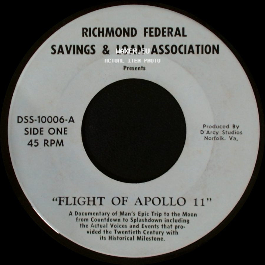 Richmond Federal Savings & Loan Association - Flight Of Apollo 11 / "Flight Of Apollo 11" Part Two side A