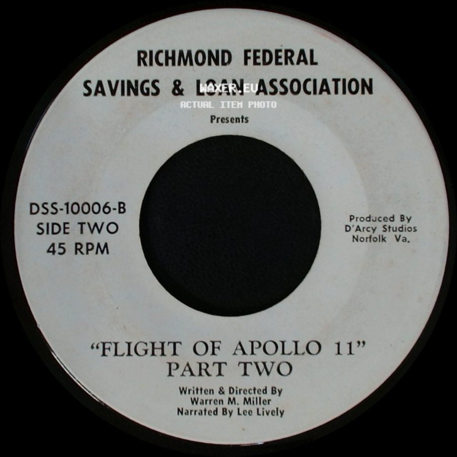 Richmond Federal Savings & Loan Association - Flight Of Apollo 11 / "Flight Of Apollo 11" Part Two side B