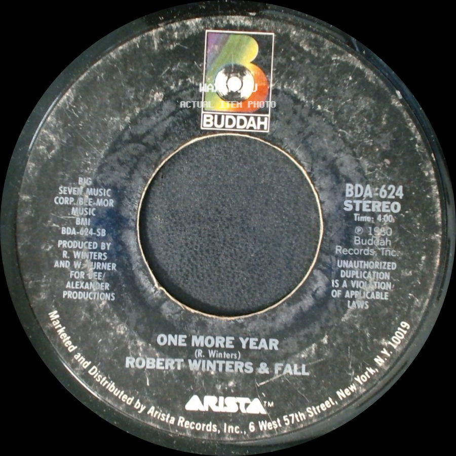 Robert Winters & Fall - Magic Man / One More Year side B