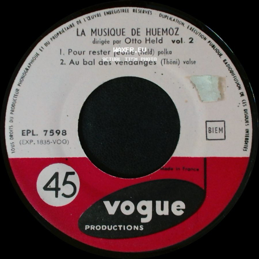 La Musique De Huemoz Dirigée Par Otto Held - Vol. 2 / Vol. 2 side A