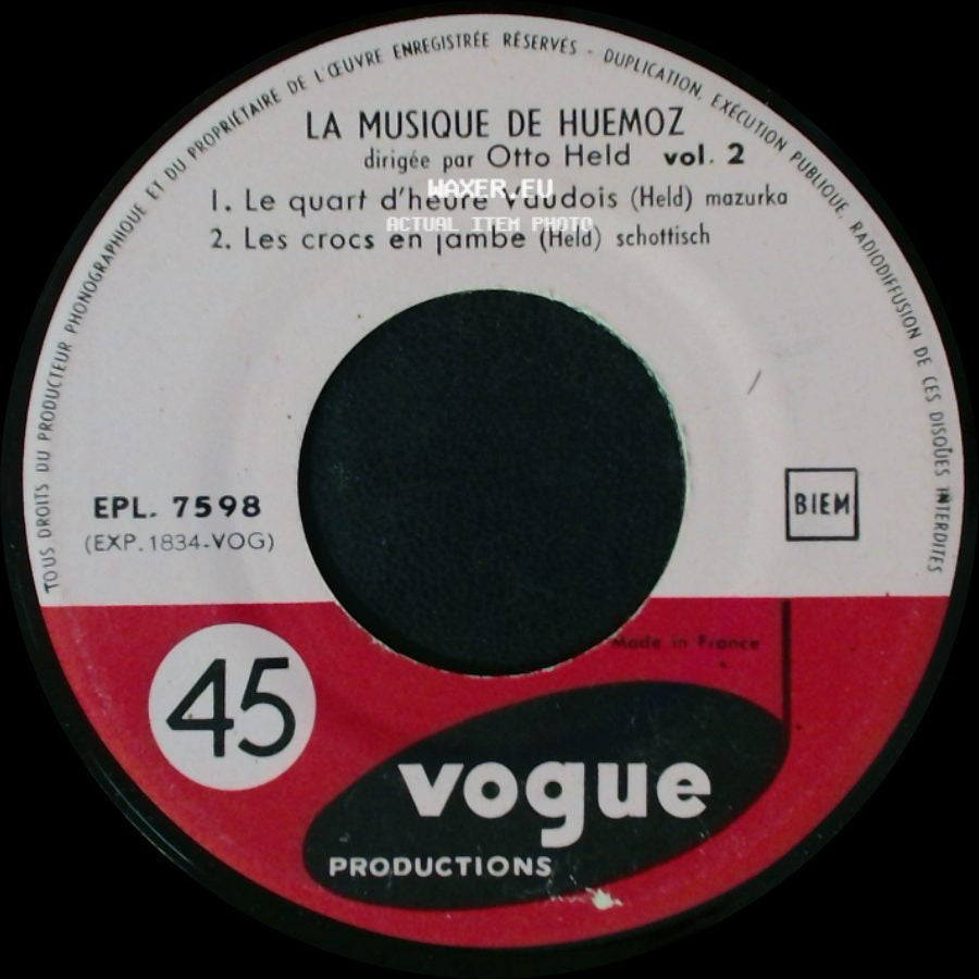 La Musique De Huemoz Dirigée Par Otto Held - Vol. 2 / Vol. 2 side B