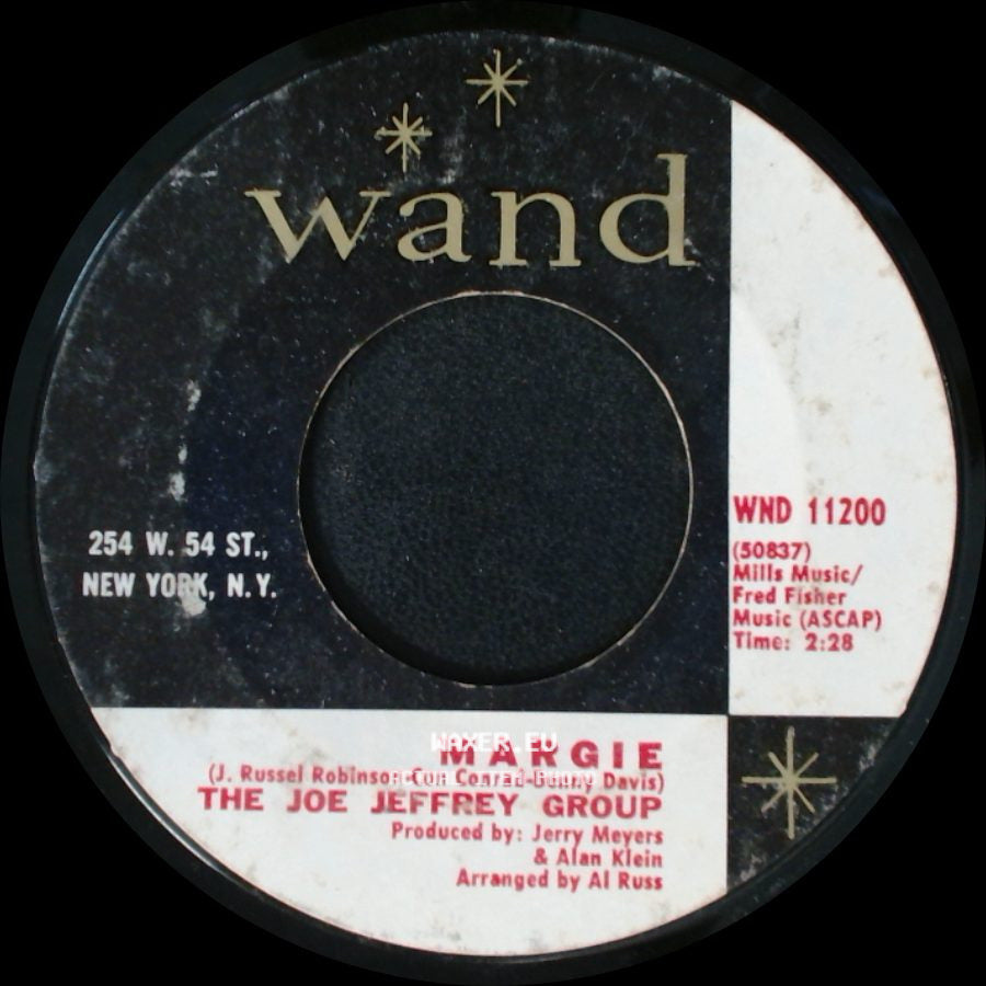 The Joe Jeffrey Group - My Pledge Of Love / Margie side B