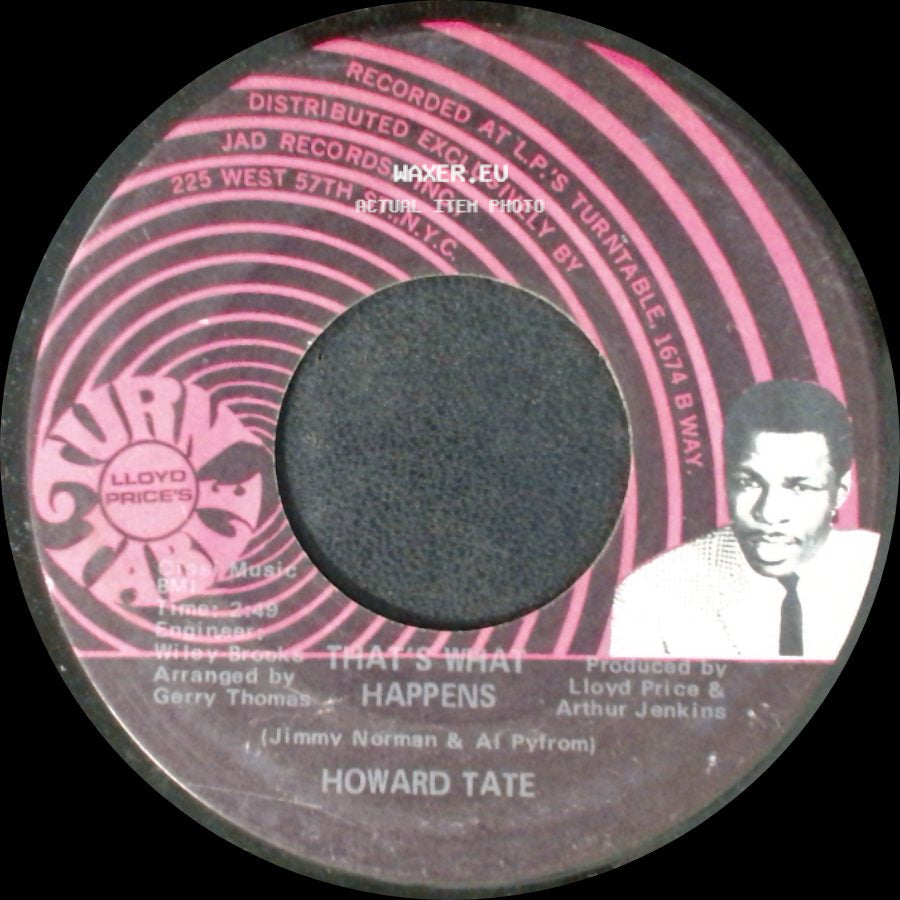 Howard Tate - These Are The Things That Make Me Know You're Gone / That's What Happens side B