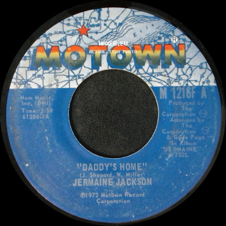 Jermaine Jackson - Take Me In Your Arms (Rock Me For A Little While) / Daddy's Home side B