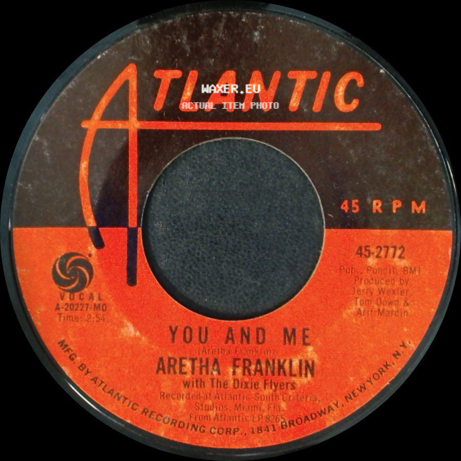 Aretha Franklin - You And Me / Border Song (Holy Moses) side A
