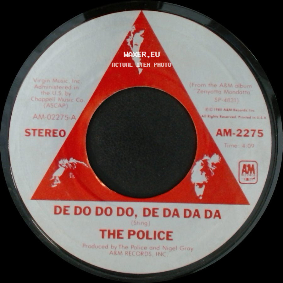 The Police - Friends / De Do Do Do, De Da Da Da side B