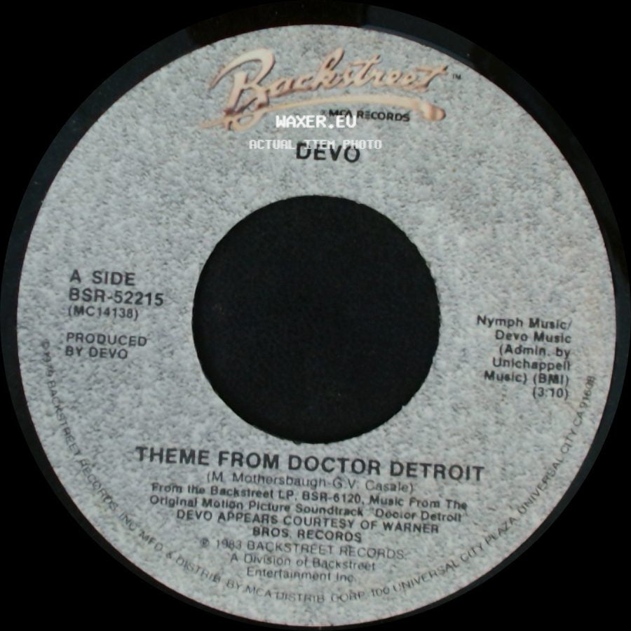 Devo / James Brown - Theme From Doctor Detroit / King Of Soul side A