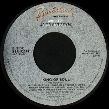 Devo / James Brown - Theme From Doctor Detroit / King Of Soul side B
