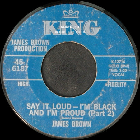 James Brown - Say It Loud - I'm Black And I'm Proud (Part 1) / Say It Loud – I'm Black And I'm Proud (Part 2) side B