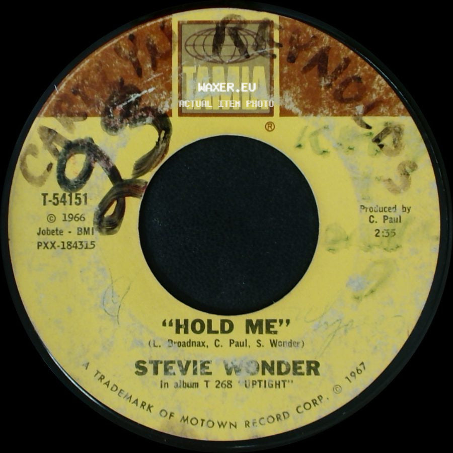Stevie Wonder - "Hold Me" / "I Was Made To Love Her" side A