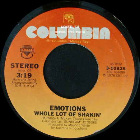 Emotions - Time Is Passing By / Whole Lot Of Shakin' side B