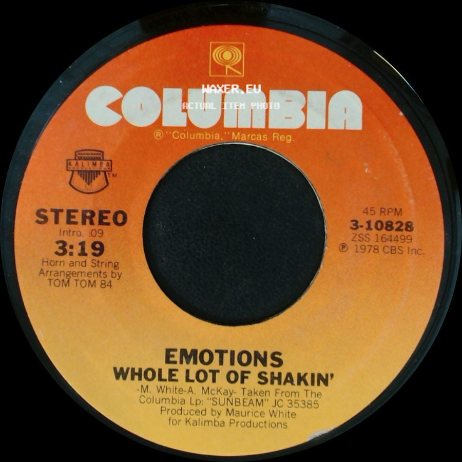 Emotions - Time Is Passing By / Whole Lot Of Shakin' side B