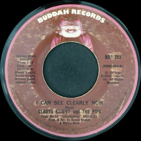 Gladys Knight And The Pips - I Can See Clearly Now / I've Got To Use My Imagination side A