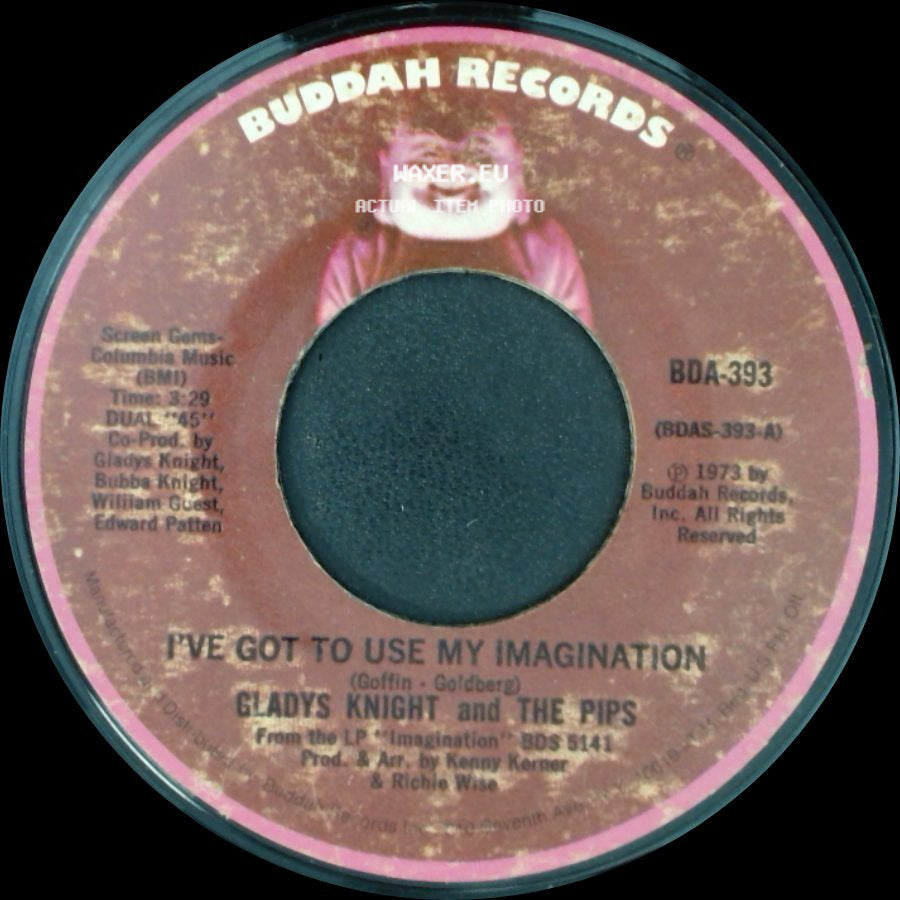 Gladys Knight And The Pips - I Can See Clearly Now / I've Got To Use My Imagination side B
