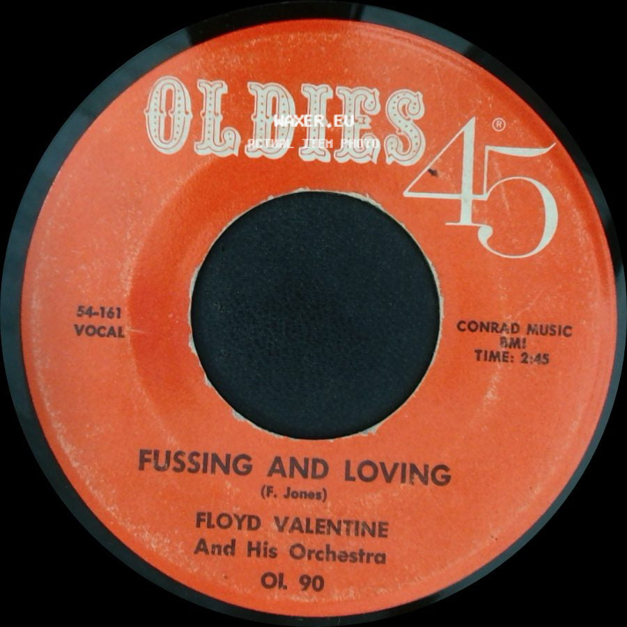 Jack Scott / Floyd Valentine And His Orchestra - What Am I Living For / Fussing And Loving side B