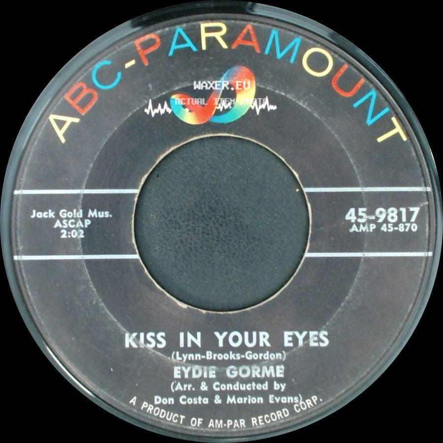 Eydie Gormé - Kiss In Your Eyes / Your Kisses Kill Me side A