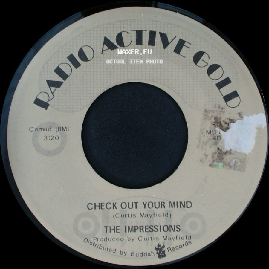 The Impressions - Inner City Blues (Make Me Wanna Holler) / Check Out Your Mind side B