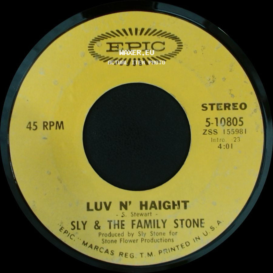 Sly & The Family Stone - Luv N' Haight / Family Affair side A