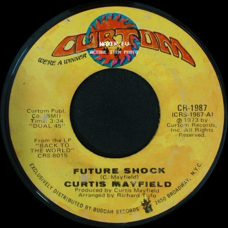 Curtis Mayfield - The Other Side Of Town / Future Shock side B