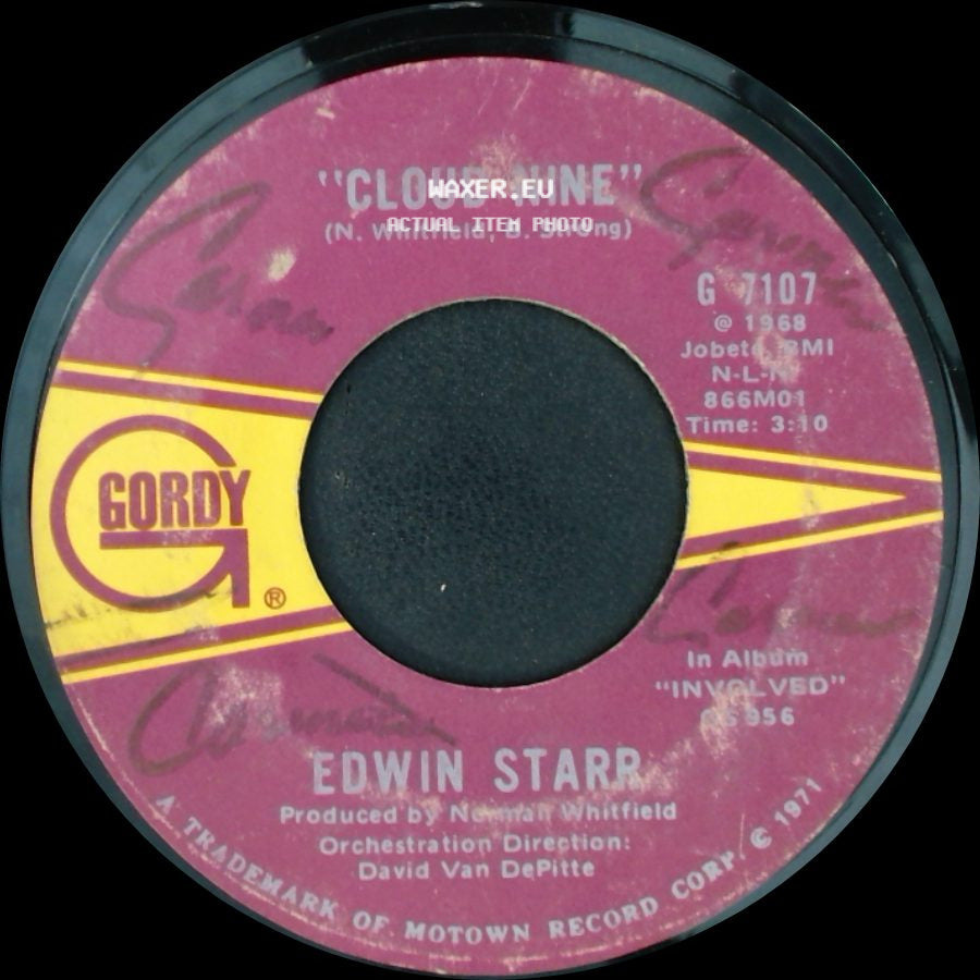Edwin Starr - Funky Music Sho Nuff Turns Me On / Cloud Nine side B