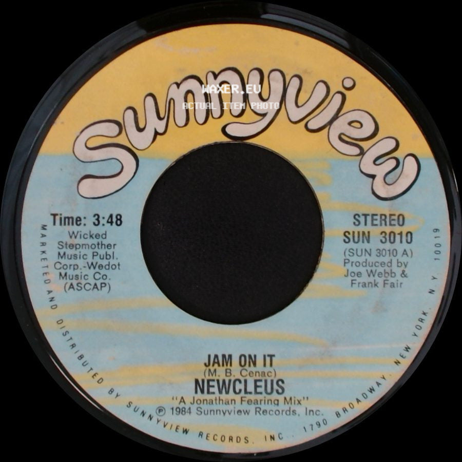 Newcleus - Jam On It / Jam On It (Instrumental) side A