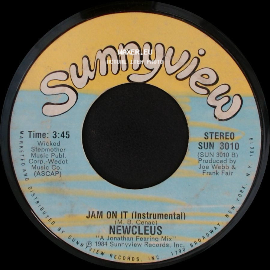 Newcleus - Jam On It / Jam On It (Instrumental) side B