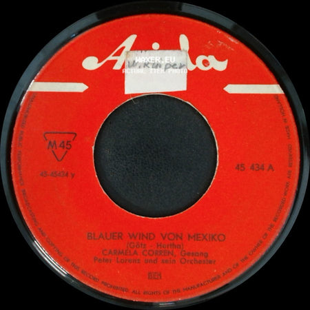 Carmela Corren - Surabaya / Blauer Wind Von Mexiko side B