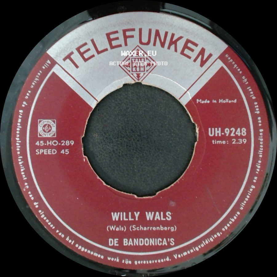 De Bandonica's - Willy Wals / Arnhemse Meisjes side A