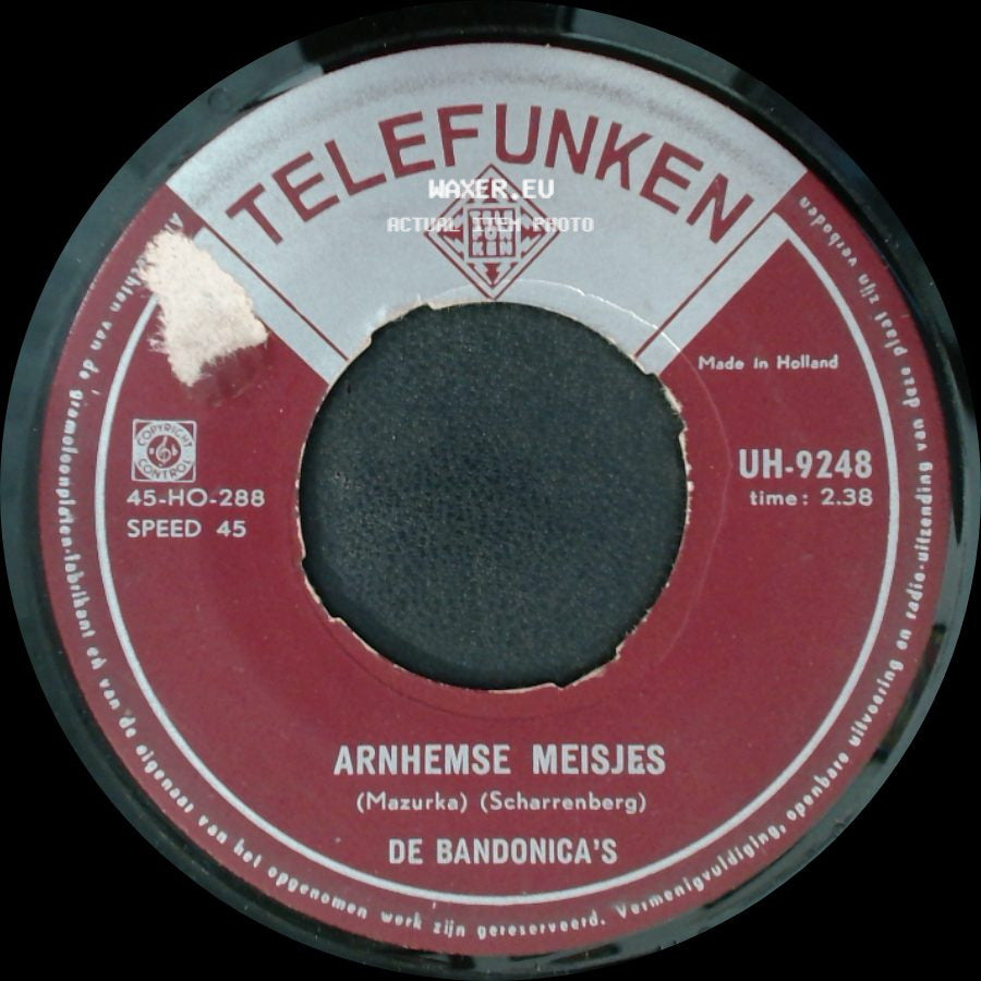 De Bandonica's - Willy Wals / Arnhemse Meisjes side B