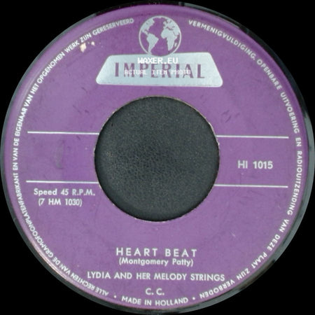 Lydia And Her Melody Strings - Heart Beat / Send Me The Pillow side A